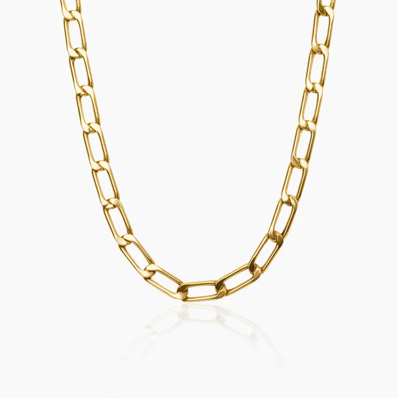14K YELLOW GOLD SLEEK PAPERCLIP CHAIN