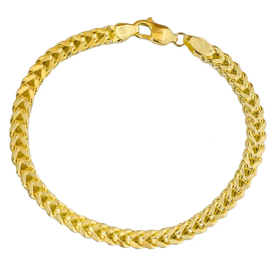10K YELLOW GOLD FRANCO BRACELET -4MM